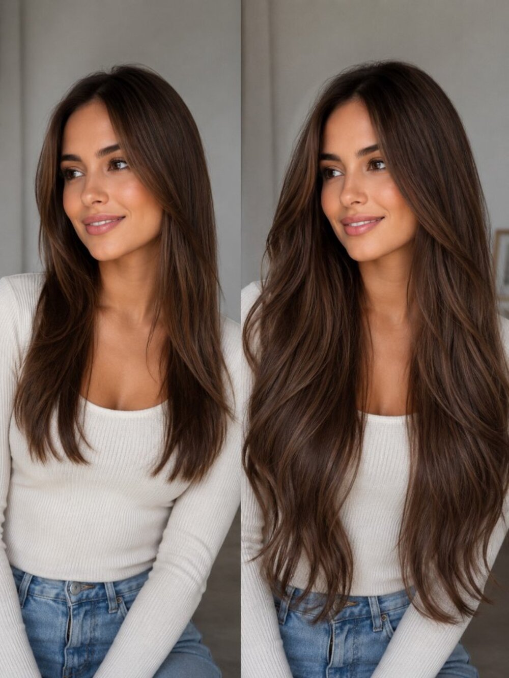 🤎 Caliee 22" Genius PU Weft Hair Extensions | R#2-2/6 SS | 60G | New In Box